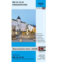 Hiking Maps Upper Austria BEV-Karte 3324, Grieskirchen 1:50.000 BEV – Bundesamt für Eich- und Vermessungswesen