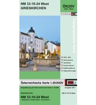 Wanderkarten Oberösterreich BEV-Karte 3324-West, Grieskirchen 1:25.000 BEV – Bundesamt für Eich- und Vermessungswesen