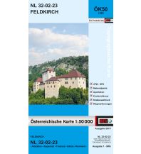 Hiking Maps Vorarlberg BEV-Karte 1223, Feldkirch 1:50.000 BEV – Bundesamt für Eich- und Vermessungswesen