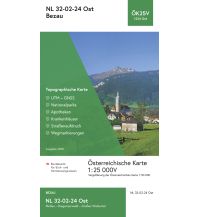 Wanderkarten Vorarlberg BEV-Karte 1224-Ost, Bezau 1:25.000 BEV – Bundesamt für Eich- und Vermessungswesen