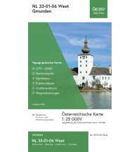 Wanderkarten Salzkammergut BEV-Karte 3206-West, Gmunden 1:25.000 BEV – Bundesamt für Eich- und Vermessungswesen