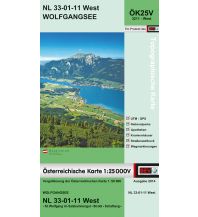 Wanderkarten Salzkammergut BEV-Karte 3211-West, Wolfgangsee 1:25.000 BEV – Bundesamt für Eich- und Vermessungswesen