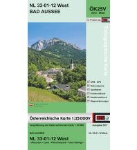 Hiking Maps Styria BEV-Karte 3212-West, Bad Aussee 1:25.000 BEV – Bundesamt für Eich- und Vermessungswesen