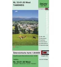 Hiking Maps Salzburg BEV-Karte 3230-West, Tamsweg 1:25.000 BEV – Bundesamt für Eich- und Vermessungswesen