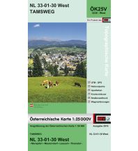 Wanderkarten Salzburg BEV-Karte 3230-West, Tamsweg 1:25.000 BEV – Bundesamt für Eich- und Vermessungswesen