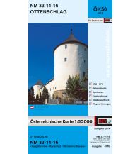 Wanderkarten Niederösterreich BEV-Karte 4316, Ottenschlag 1:50.000 BEV – Bundesamt für Eich- und Vermessungswesen