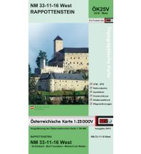 Hiking Maps Lower Austria BEV-Karte 4316-West, Rappottenstein 1:25.000 BEV – Bundesamt für Eich- und Vermessungswesen