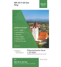 Hiking Maps Upper Austria BEV-Karte 4320-Ost, Perg 1:25.000 BEV – Bundesamt für Eich- und Vermessungswesen