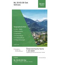 Hiking Maps Vorarlberg BEV-Karte 1230-Ost, Schruns 1:25.000 BEV – Bundesamt für Eich- und Vermessungswesen