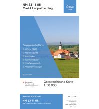 Hiking Maps Upper Austria BEV-Karte 4308, Markt Leopoldschlag 1:50.000 BEV – Bundesamt für Eich- und Vermessungswesen