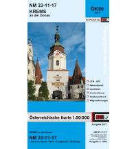 Wanderkarten Niederösterreich BEV-Karte 4317, Krems an der Donau 1:50.000 BEV – Bundesamt für Eich- und Vermessungswesen