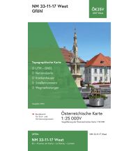 Wanderkarten Niederösterreich BEV-Karte 4317-West, Gföhl 1:25.000 BEV – Bundesamt für Eich- und Vermessungswesen