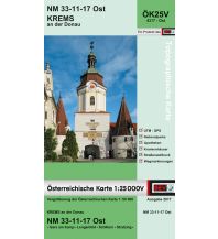 Wanderkarten Niederösterreich BEV-Karte 4317-Ost, Krems an der Donau 1:25.000 BEV – Bundesamt für Eich- und Vermessungswesen