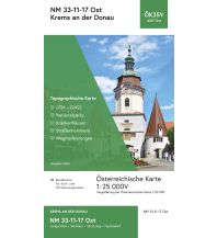 Hiking Maps Lower Austria BEV-Karte 4317-Ost, Krems an der Donau 1:25.000 BEV – Bundesamt für Eich- und Vermessungswesen