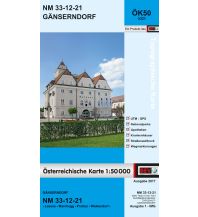 Wanderkarten Niederösterreich BEV-Karte 5321, Gänserndorf 1:50.000 BEV – Bundesamt für Eich- und Vermessungswesen