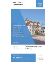 Wanderkarten Niederösterreich BEV-Karte 5321, Gänserndorf 1:50.000 BEV – Bundesamt für Eich- und Vermessungswesen