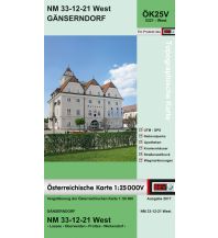 Wanderkarten Niederösterreich BEV-Karte 5321-West, Gänserndorf 1:25.000 BEV – Bundesamt für Eich- und Vermessungswesen