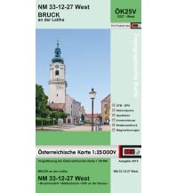 Hiking Maps Lower Austria BEV-Karte 5327-West, Bruck an der Leitha 1:25.000 BEV – Bundesamt für Eich- und Vermessungswesen