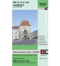Hiking Maps Lower Austria BEV-Karte 5327-Ost, Hainburg an der Donau 1:25.000 BEV – Bundesamt für Eich- und Vermessungswesen