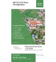 Hiking Maps Lower Austria BEV-Karte 4324-West, Herzogenburg 1:25.000 BEV – Bundesamt für Eich- und Vermessungswesen