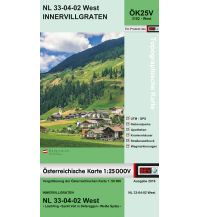 Wanderkarten Tirol BEV-Karte 3102-West, Innervillgraten 1:25.000 BEV – Bundesamt für Eich- und Vermessungswesen