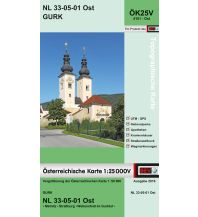 Hiking Maps Carinthia BEV-Karte 4101-Ost, Gurk 1:25.000 BEV – Bundesamt für Eich- und Vermessungswesen