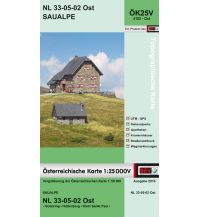 Wanderkarten Kärnten BEV-Karte 4102-Ost, Saualpe 1:25.000 BEV – Bundesamt für Eich- und Vermessungswesen