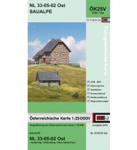 Hiking Maps Carinthia BEV-Karte 4102-Ost, Saualpe 1:25.000 BEV – Bundesamt für Eich- und Vermessungswesen