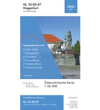 Wanderkarten Kärnten BEV-Karte 4107, Klagenfurt 1:50.000 BEV – Bundesamt für Eich- und Vermessungswesen