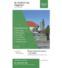 Wanderkarten Kärnten BEV-Karte 4107-Ost, Klagenfurt am Wörthersee 1:25.000 BEV – Bundesamt für Eich- und Vermessungswesen