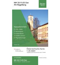 Wanderkarten Niederösterreich BEV-Karte 4303-Ost, Alt-Nagelberg 1:25.000 BEV – Bundesamt für Eich- und Vermessungswesen