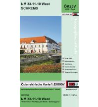 Wanderkarten Niederösterreich BEV-Karte 4310-West, Schrems 1:25.000 BEV – Bundesamt für Eich- und Vermessungswesen