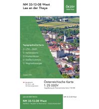 Hiking Maps Lower Austria BEV-Karte 5308-West, Laa an der Thaya 1:25.000 BEV – Bundesamt für Eich- und Vermessungswesen