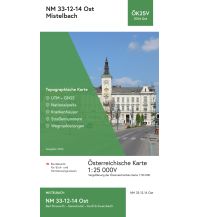 Wanderkarten Niederösterreich BEV-Karte 5314-Ost, Mistelbach 1:25.000 BEV – Bundesamt für Eich- und Vermessungswesen