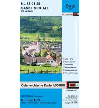 Wanderkarten Salzburg BEV-Karte 3229, Sankt Michael im Lungau 1:50.000 BEV – Bundesamt für Eich- und Vermessungswesen