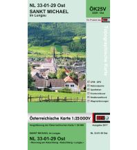 Wanderkarten Salzburg BEV-Karte 3229-Ost, Sankt Michael im Lungau 1:25.000 BEV – Bundesamt für Eich- und Vermessungswesen