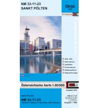 Wanderkarten Niederösterreich BEV-Karte 4323, St. Pölten 1:50.000 BEV – Bundesamt für Eich- und Vermessungswesen