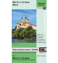 Hiking Maps Lower Austria BEV-Karte 4323-West, Melk 1:25.000 BEV – Bundesamt für Eich- und Vermessungswesen