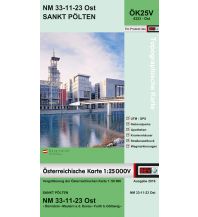 Wanderkarten Niederösterreich BEV-Karte 4323-Ost, Sankt Pölten 1:25.000 BEV – Bundesamt für Eich- und Vermessungswesen