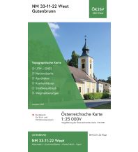 Hiking Maps Lower Austria BEV-Karte 4322-West, Gutenbrunn 1:25.000 BEV – Bundesamt für Eich- und Vermessungswesen