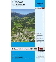 Wanderkarten Kärnten BEV-Karte 3106, Radenthein 1:50.000 BEV – Bundesamt für Eich- und Vermessungswesen