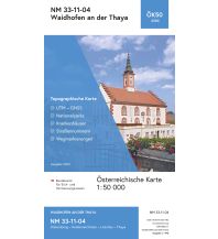 Wanderkarten Niederösterreich BEV-Karte 4304, Waidhofen an der Thaya 1:50.000 BEV – Bundesamt für Eich- und Vermessungswesen
