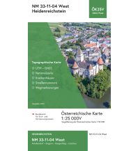 Wanderkarten Niederösterreich BEV-Karte 4304-West, Heidenreichstein 1:25.000 BEV – Bundesamt für Eich- und Vermessungswesen