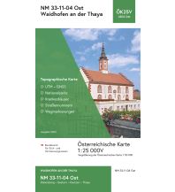 Wanderkarten Niederösterreich BEV-Karte 4304-Ost, Waidhofen an der Thaya 1:25.000 BEV – Bundesamt für Eich- und Vermessungswesen