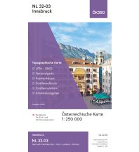 Wanderkarten Tirol BEV-Karte NL 32-03, Innsbruck 1:250.000 BEV – Bundesamt für Eich- und Vermessungswesen