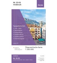 Hiking Maps Tyrol BEV-Karte NL 32-03, Innsbruck 1:250.000 BEV – Bundesamt für Eich- und Vermessungswesen