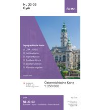 Wanderkarten Österreich BEV-Karte NL 33-03, Győr/Raab 1:250.000 BEV – Bundesamt für Eich- und Vermessungswesen