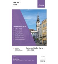 Road Maps BEV-Karte NM 33-11, Linz 1:250.000 BEV – Bundesamt für Eich- und Vermessungswesen