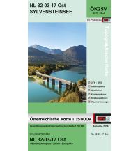 Wanderkarten Tirol BEV-Karte 2217-Ost, Sylvensteinsee 1:25.000 BEV – Bundesamt für Eich- und Vermessungswesen