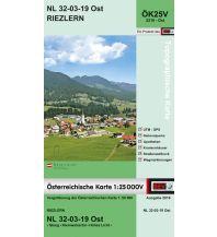 Wanderkarten Vorarlberg BEV-Karte 2219-Ost, Riezlern 1:25.000 BEV – Bundesamt für Eich- und Vermessungswesen